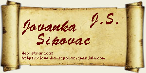Jovanka Šipovac vizit kartica